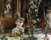 威廉 罗古斯戴勒 : The Garden Of The Palazzo Malipiero